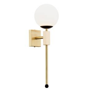 Kinkiet MEGAN 4740 oprawa w kolorze czerni i złota ARGON