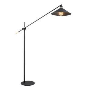 Lampa podłogowa NASHVILLE 4732 oprawa w kolorze czarnym ze złotymi elementami ARGON