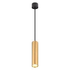 Lampa wisząca Tuba GENESIS BLACK GOLD 1xGU10 złota