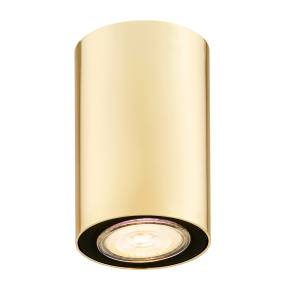 Oprawa natynkowa TYBER PLUS 4759 w kolorze złotym z czarnym pierścieniem ARGON