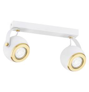 Listwa sufitowa KOS PLUS 7038 oprawa w kolorze bieli i złota ARGON