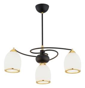 Lampa wisząca AVILA PLUS 6144 oprawa w kolorze czerni i złota ARGON