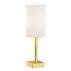 Lampa stołowa ABRUZZO 8030 oprawa w kolorze złotym z białym abażurem ARGON