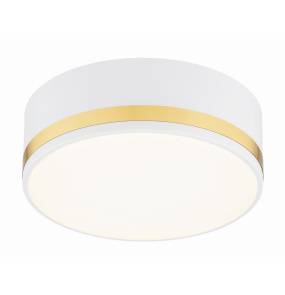 Plafon AMORE 7034 oprawa w kolorze bieli i złota ARGON