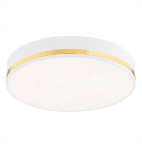 Plafon AMORE 7035 oprawa w kolorze bieli i złota ARGON