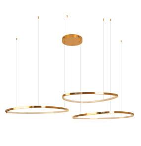 Lampa wisząca CAYENNE 3 P0604D oprawa w kolorze miedzi MAXLIGHT