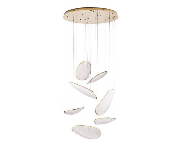 Lampa wisząca EMPIRE P0635D oprawa w kolorze złotym MAXLIGHT