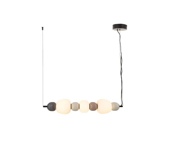 Lampa wisząca MODERN P0630 oprawa w kolorze czarnym z kolorwymi elementami MAXLIGHT