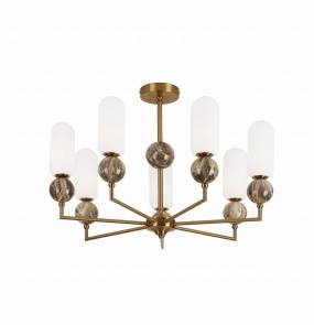 Żyrandol NOVA GOLD 7L P0633 oprawa w kolorze złotym MAXLIGHT