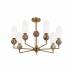 Żyrandol NOVA GOLD 7L P0633 oprawa w kolorze złotym MAXLIGHT