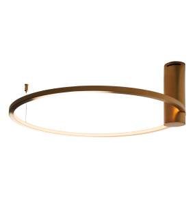 Lampa sufitowa QUEEN C0239 oprawa w kolorze szczotkowanego złota MAXLIGHT