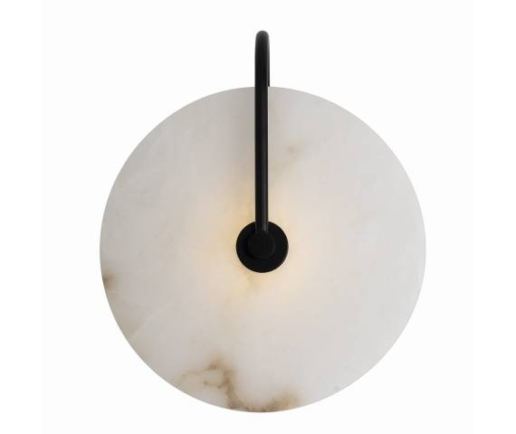 Kinkiet RETRO W0401 oprawa w kolorze czerni i marmuru MAXLIGHT