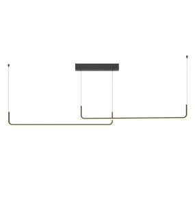 Lampa wisząca URUS P0645 oprawa w kolorze czarnym MAXLIGHT