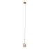 Lampa wisząca VETRO P0573D oprawa w kolorze szczotkowanego złota MAXLIGHT