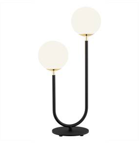 Lampa stołowa FERRONE 7072 oprawa w kolorze czarnym ze złotymi elementami ARGON