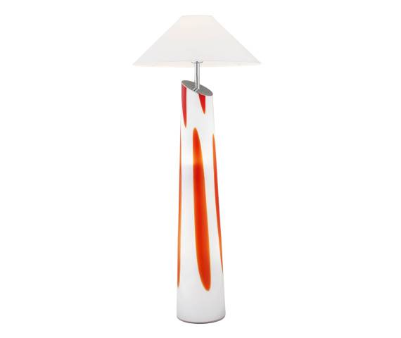 Lampa podłogowa POLONIA 6176 oprawa w kolorze bieli i czerwieni ARGON