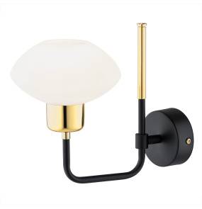 Kinkiet RAVELLO 8032 oprawa w kolorze czerni i złota ARGON