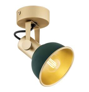 Reflektor LENORA 8247 oprawa w kolorze złota i zieleni ARGON