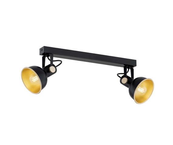 Listwa sufitowa LENORA 7142 oprawa w kolorze czerni i złota ARGON