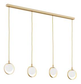 Lampa wisząca SATURNIA 1809 oprawa w kolorze złotym ARGON