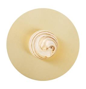 Kinkiet PIAVA 8449 oprawa w kolorze szczotkowanego mosiądzu z marmurowym kloszem ARGON