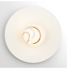 Kinkiet PIAVA 8445 oprawa w kolorze kremowym z marmurowym kloszem ARGON