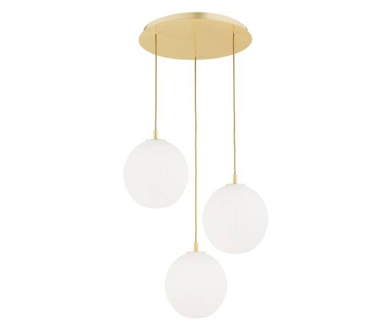 Lampa wisząca PALOMA 6306 oprawa w kolorze szczotkowanego mosiądzu ARGON