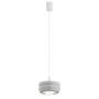 Lampa wisząca TEVO 8814 oprawa w kolorze białym z kaszmirowym kloszem ARGON