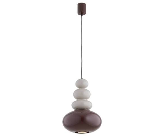 Lampa wisząca DIEGO 8820 oprawa w kolorze ciemnej terakoty i kaszmiru ARGON