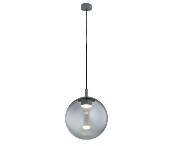 Lampa wisząca SACRAMENTO 8830 oprawa w kolorze zielonym z dymionym kloszem ARGON