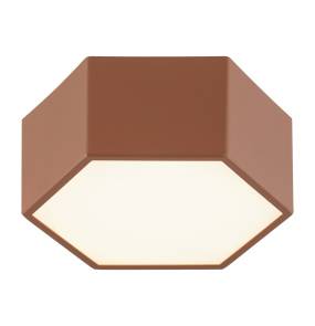 Plafon LIBERO 8783 oprawa w kolorze terakota ARGON