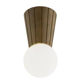 Lampa sufitowa VOLANTE 8974 oprawa w kolorze ciemnego drewna ARGON