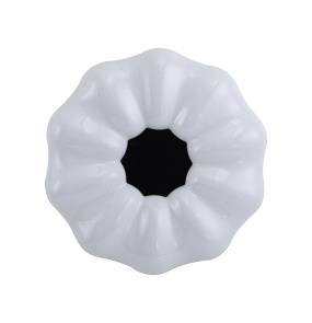 Kinkiet Sonia PLF-45372-M-CL oprawa w kolorze czarnym z białym kloszem ITALUX