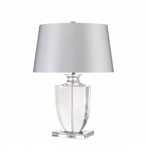 Lampa stołowa Liona Elstead Lighting szklana oprawa w eleganckim stylu