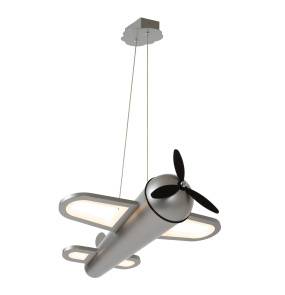 Lampa wisząca FOKKER 77490/26/15 oprawa w kolorze srebrnym LUCIDE
