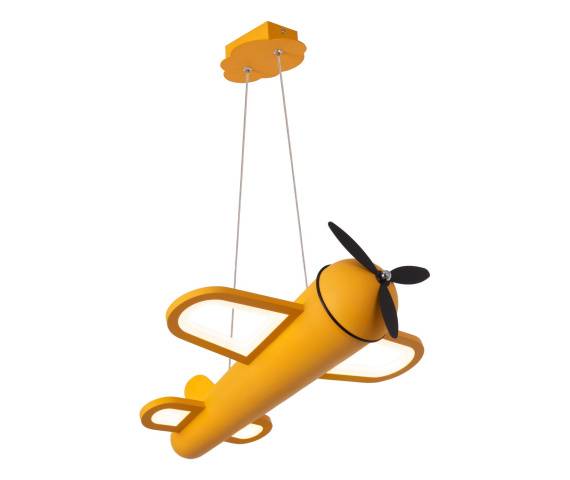 Lampa wisząca FOKKER 77490/26/34 oprawa w kolorze żółtym LUCIDE