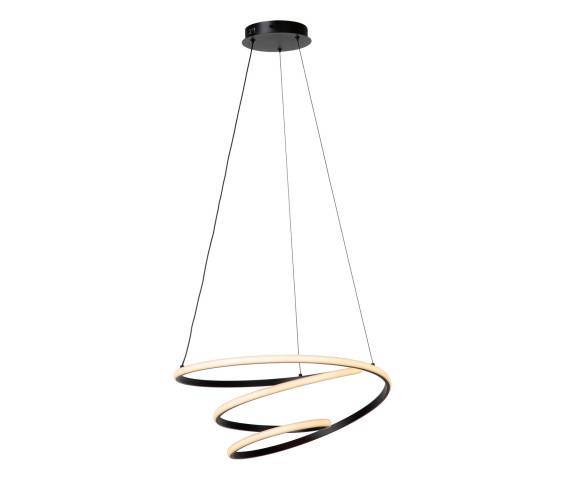 Lampa wisząca ESPIRAL 78403/40/30 oprawa w kolorze czarnym LUCIDE