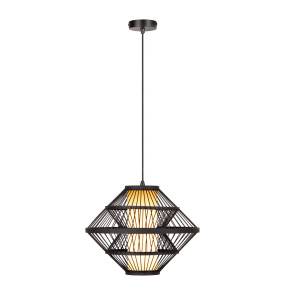 Lampa wisząca PASQUINO 21445/40/30 oprawa w kolorze czarnym LUCIDE