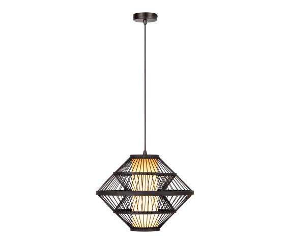 Lampa wisząca PASQUINO 21445/40/30 oprawa w kolorze czarnym LUCIDE