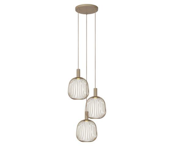 Lampa wisząca ESTEREL 21446/13/41 oprawa w kolorze beżowym LUCIDE