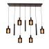 Lampa wisząca LAMBRES 45410/09/30 oprawa w kolorze czarnym LUCIDE