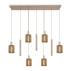 Lampa wisząca LAMBRES 45410/09/41 oprawa w kolorze beżowym LUCIDE