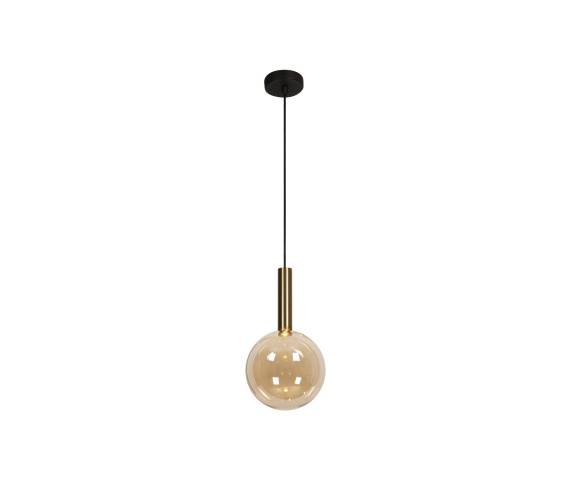 Lampa wisząca JOSIANE 21441/01/62 oprawa w kolorze czerni i złota LUCIDE