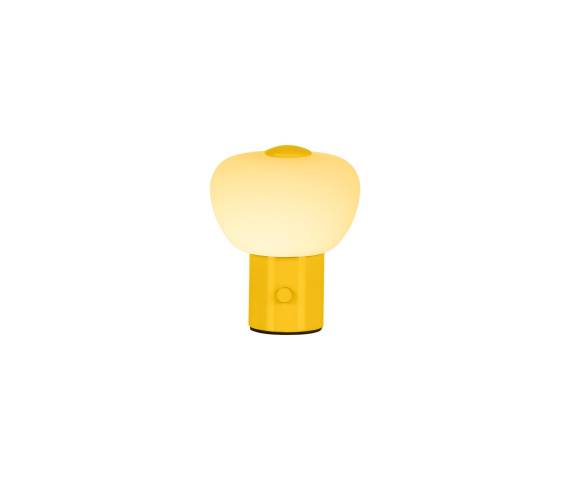 Lampa stołowa GUSTAV 44521/01/34 oprawa w kolorze żółtym LUCIDE