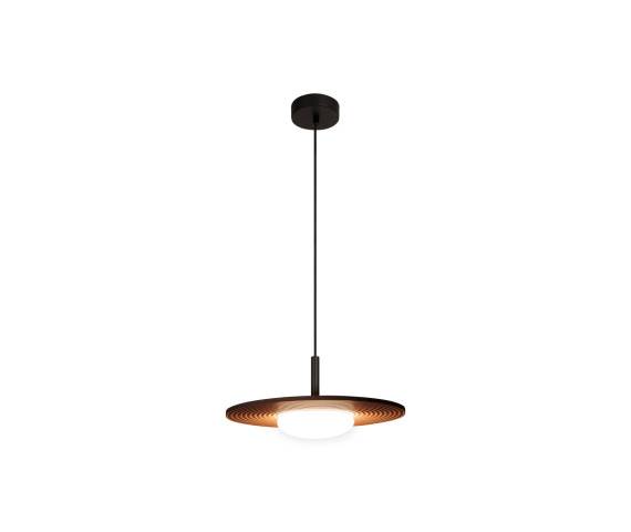 Lampa wisząca CARMINO 77492/07/55 oprawa w kolorze czarno-miedzianym LUCIDE