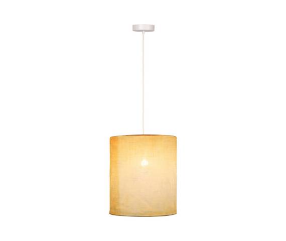 Lampa wisząca TISSAJA 06428/01/31 betonowa oprawa z lnianym abażurem LUCIDE