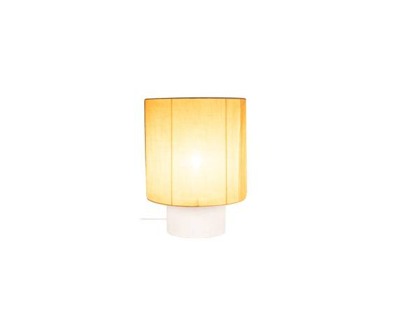 Lampa stołowa TISSAJA 06528/41/31 betonowa oprawa z lnianym abażurem LUCIDE