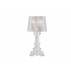 ŻARÓWKA LED GRATIS! Lampa stołowa Bella AZ0072 AZzardo transparentna oprawa w stylu design