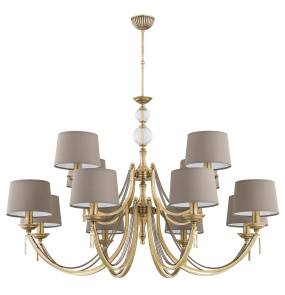 Żyrandol ZAFFIRO ZAF-ZW-8+4 KUTEK