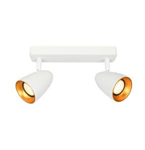 Listwa sufitowa Tino SPL-36748-2-WH-GD oprawa w kolorze bieli i złota ITALUX